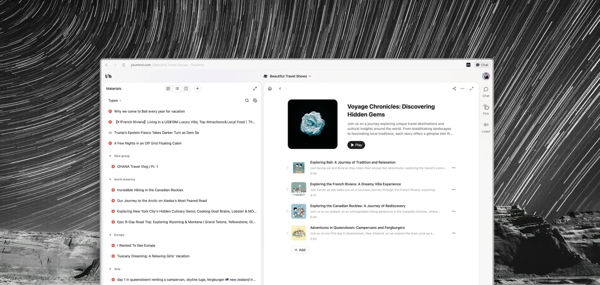 Why we build Audio Pod in YouMind？